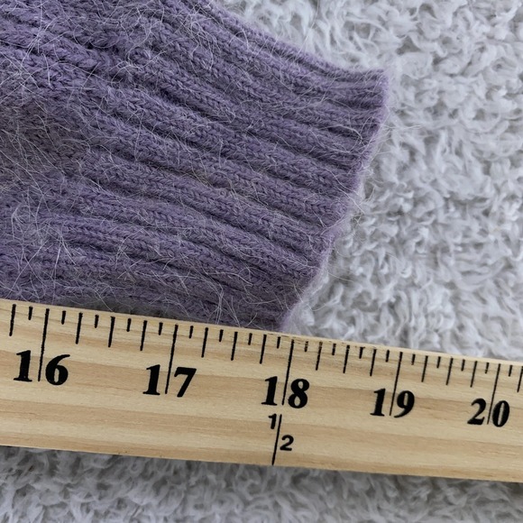 Vtg 70s Sears JR Bazaar Knit Sweater Womens CROP FIT S Pullover Acrylic Nylon - Picture 6 of 7